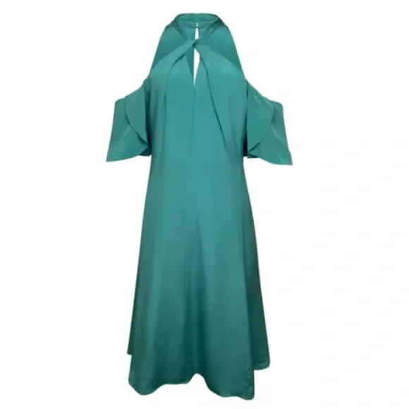 kobi halperin green dress Kobi Halperin Dresses | Kobi Halperin Avril Dress| Kobi Halperin Green Keyhole Ruffle Dress|Size | Color: Green | Size: 10